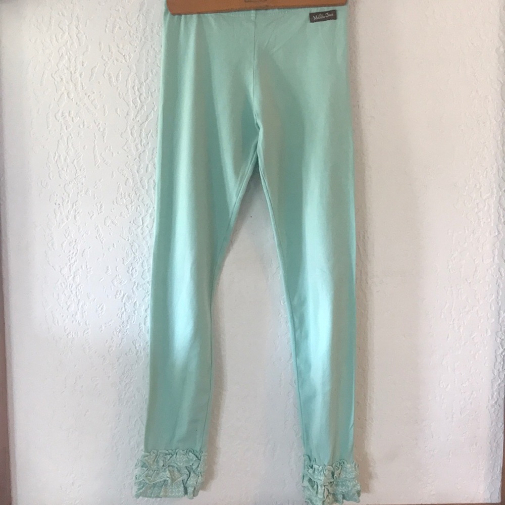 Matilda Jane size 10 Forever Lacey ruffle leggings